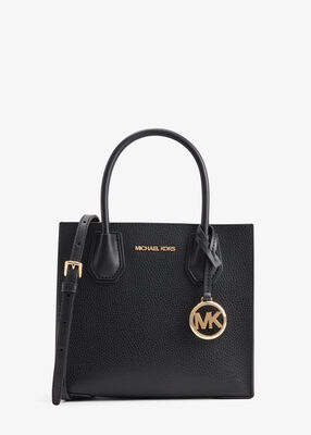 michael kors حقيبة كروس ميرسر من الجلد المحبب متوسطة الحجم