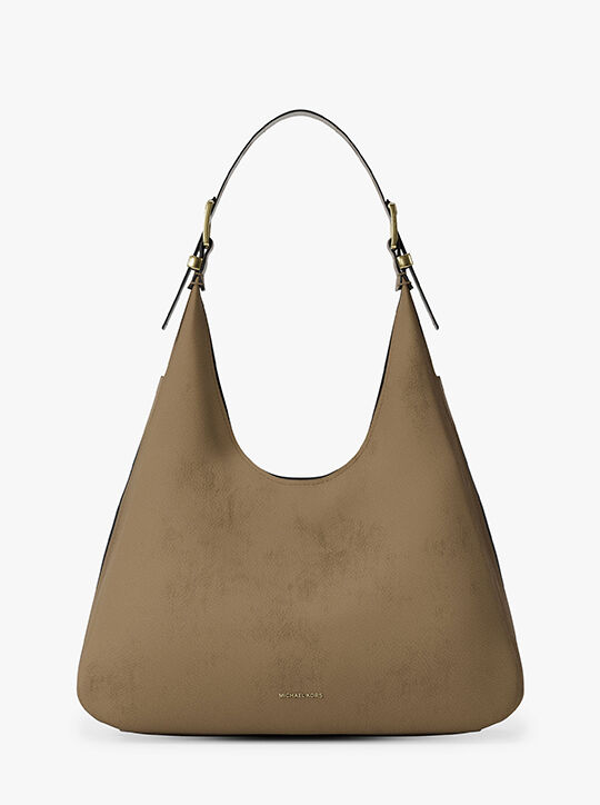 michael kors nolita large nubuck hobo shoulder bag