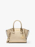 Avril Extra-Small Metallic Leather Satchel michael kors avril extra small metallic leather satchel