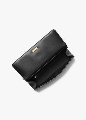 michael kors حقيبة كارمين متوسطة الحجم من الجلد المحبب