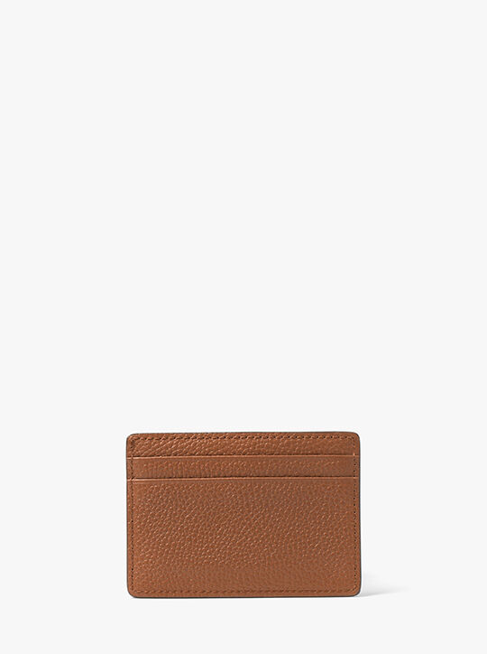 Pebbled Leather Card Case michael kors pebbled leather card case
