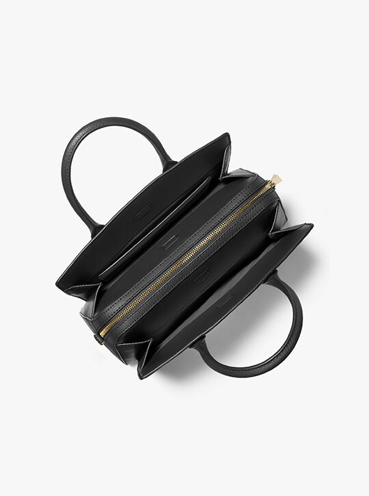 حقيبة ليلى متوسطة الحجم من الجلد michael kors حقيبة ليلى متوسطة الحجم من الجلد