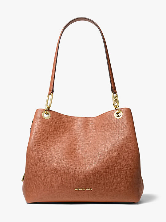 michael kors حقيبة كينسينغتون الكبيرة المصنوعة من الجلد المحبب