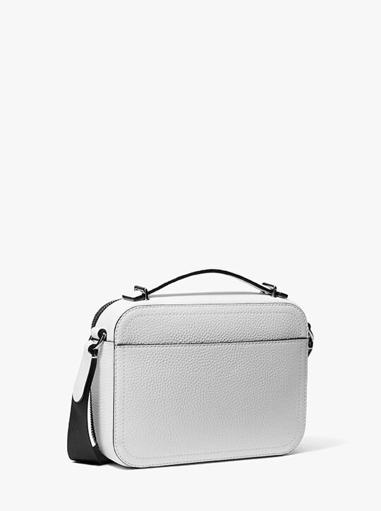 Hudson Pebbled Leather Crossbody Bag michael kors hudson pebbled leather crossbody bag
