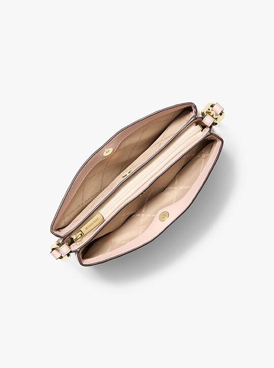 michael kors trisha medium logo crossbody bag