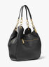 michael kors lillie large pebbled leather shoulder bag