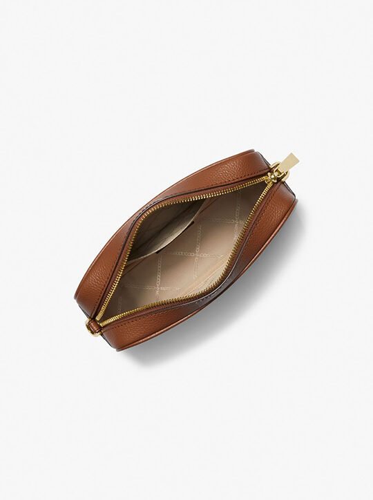 michael kors ginny leather crossbody bag