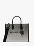 michael kors mirella medium ombr  logo tote bag