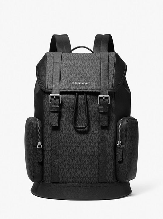 Hudson Signature Logo Backpack michael kors hudson signature logo backpack