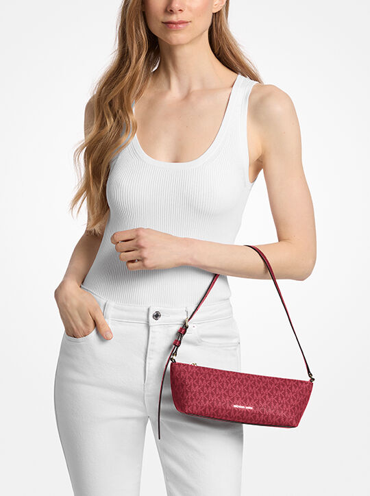 Laila Small Signature Logo Pochette michael kors laila small signature logo pochette