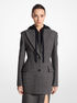 Jaspé Tweed Carved Blazer michael kors jasp tweed carved blazer