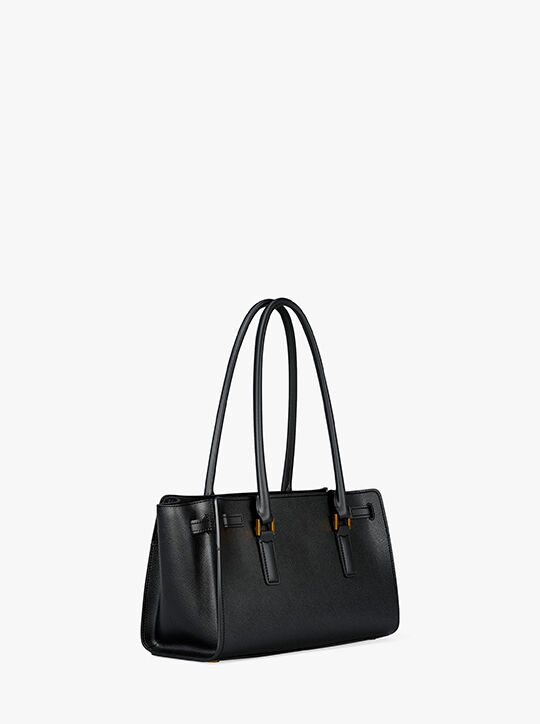 Hamilton Moderne Small Studded Leather Satchel michael kors hamilton moderne small studded leather satchel
