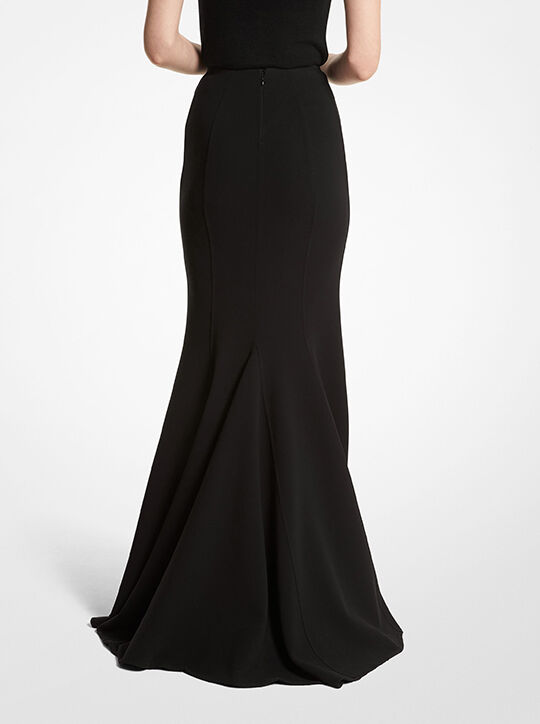 Double Faced Stretch Wool Fishtail Skirt michael kors double faced stretch wool fishtail skirt