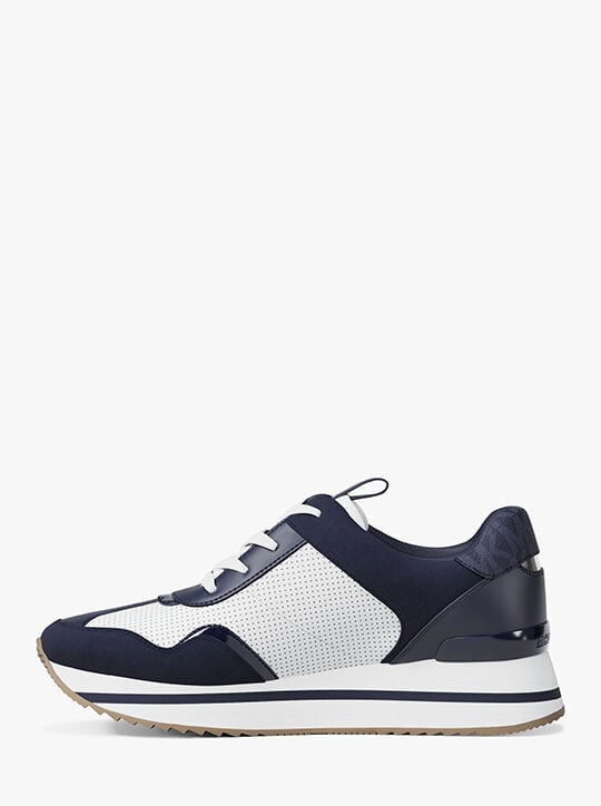 michael kors حذاء رياضي بتصميم مختلط