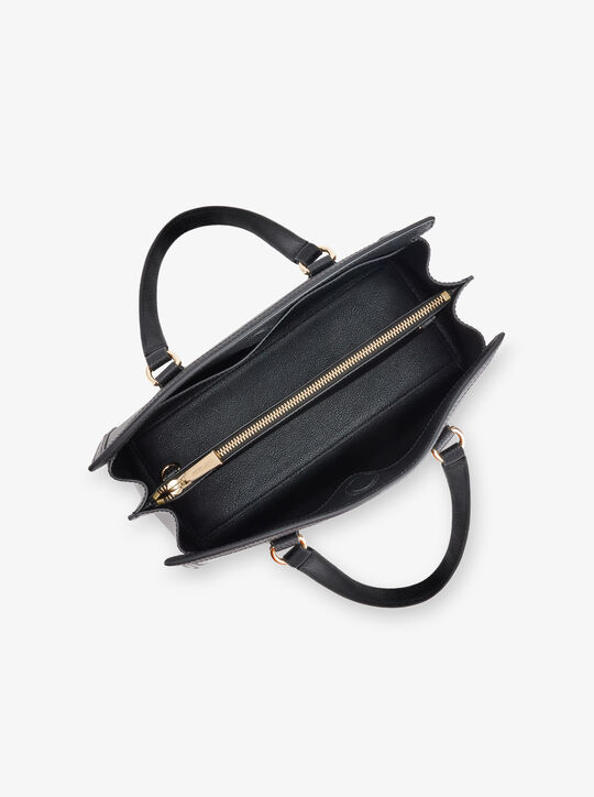 Chantal Medium Pebbled Leather Satchel michael kors chantal medium pebbled leather satchel