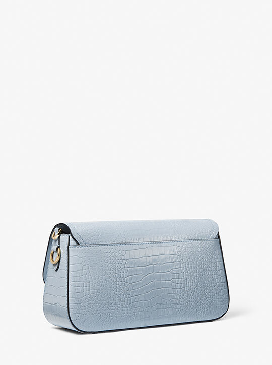 Parker Medium Crocodile Embossed Leather Shoulder Bag michael kors parker medium crocodile embossed leather shoulder bag