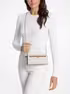 michael kors hamilton moderne extra small signature logo convertible crossbody bag