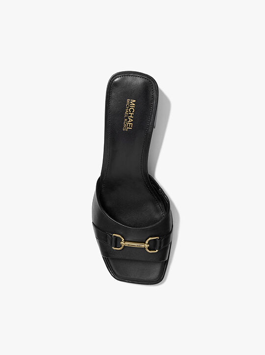 michael kors carson leather mule