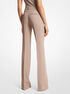 Haylee Double Crepe Sablé Flared Trousers michael kors haylee double crepe sabl flared trousers