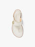 michael kors carmen signature logo thong sandal