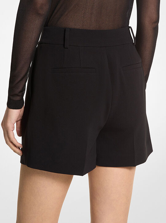 Pleated Crepe Shorts michael kors pleated crepe shorts