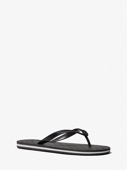 Travis Logo Flip-Flop michael kors travis logo flip flop