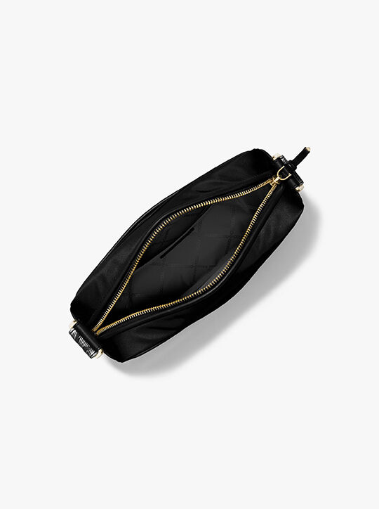 michael kors jet set large nylon gabardine crossbody bag