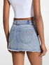 Frayed Denim Mini Skirt michael kors frayed denim mini skirt