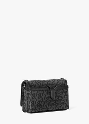 michael kors حقيبة كروس جيت سيت صغيرة منسوجة للهاتف الذكي