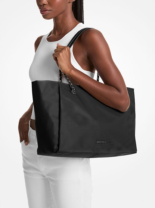 michael kors georgia large nylon tote bag