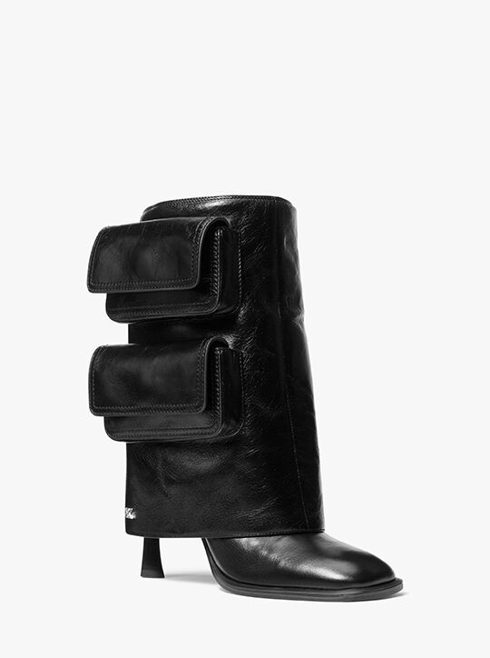 michael kors حذاء داكوتا الجلدي ذو الجيب