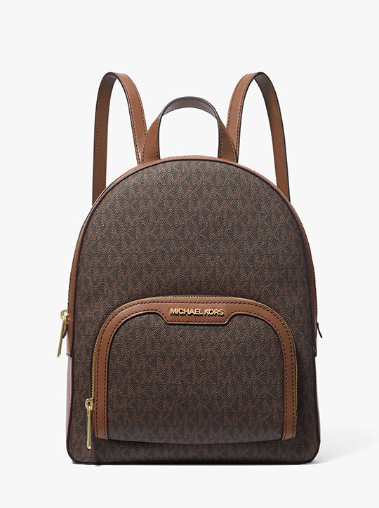 michael kors jaycee medium logo backpack