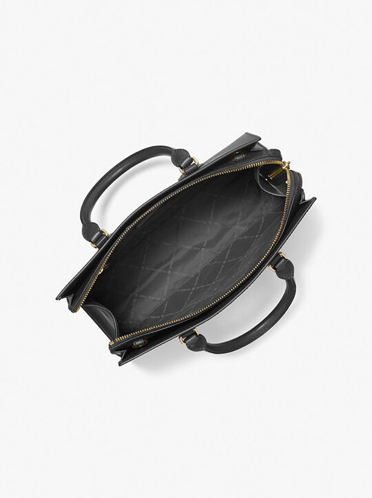 michael kors sheila medium faux saffiano leather satchel