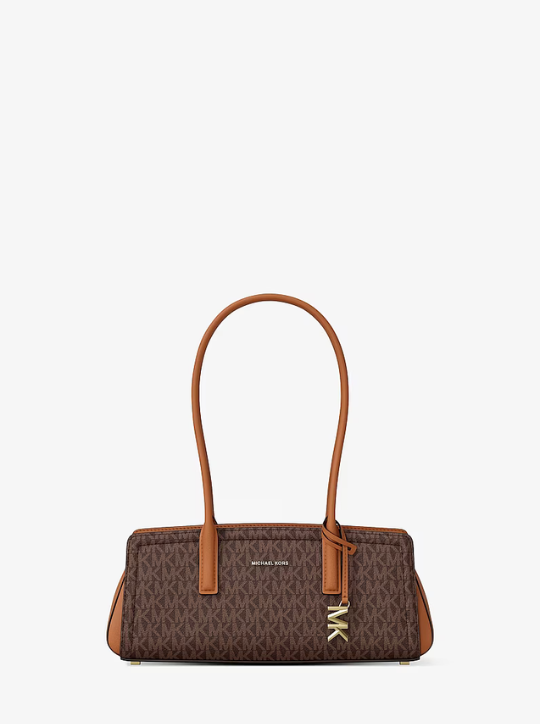 Laila Small Signature Logo Shoulder Bag michael kors laila small signature logo shoulder bag
