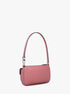 michael kors zoe small pebbled leather pochette