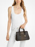 Laila Small Signature Logo Satchel michael kors laila small signature logo satchel