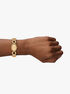michael kors maude gold tone link watch