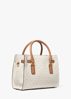 michael kors hamilton moderne small signature logo crossbody bag