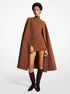 Double Faced Wool Melton Cape michael kors double faced wool melton cape