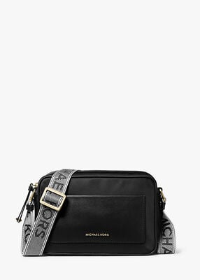 michael kors حقيبة جيت سيت كبيرة من النايلون والجبردين