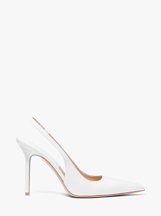 Reece Leather Slingback Pump michael kors reece leather slingback pump