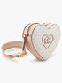 michael kors heart shaped logo crossbody bag