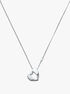 michael kors gold plated sterling silver heart pendant necklace