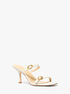 michael kors kya leather sandal