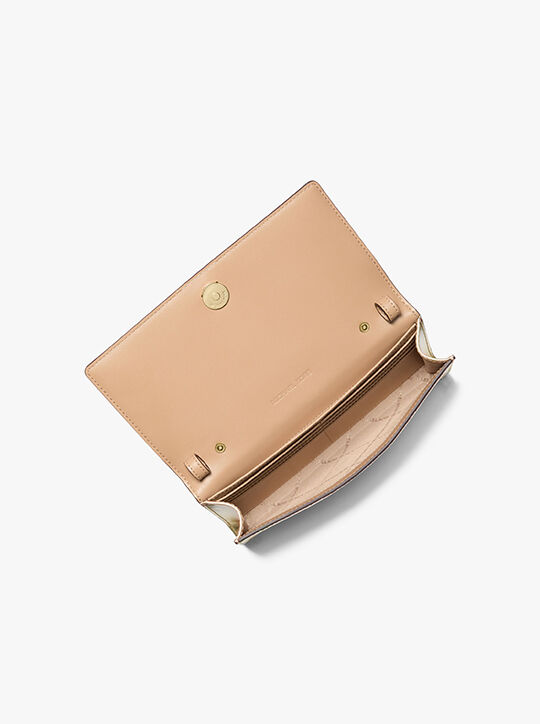 Carson Large Metallic Pebbled Leather Convertible Crossbody Bag michael kors carson large metallic pebbled leather convertible crossbody bag