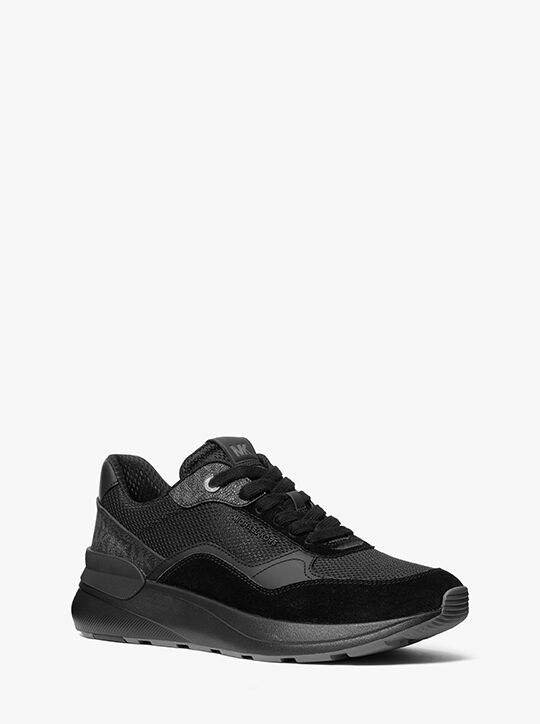 Trevor Mixed-Media Trainer michael kors trevor mixed media trainer