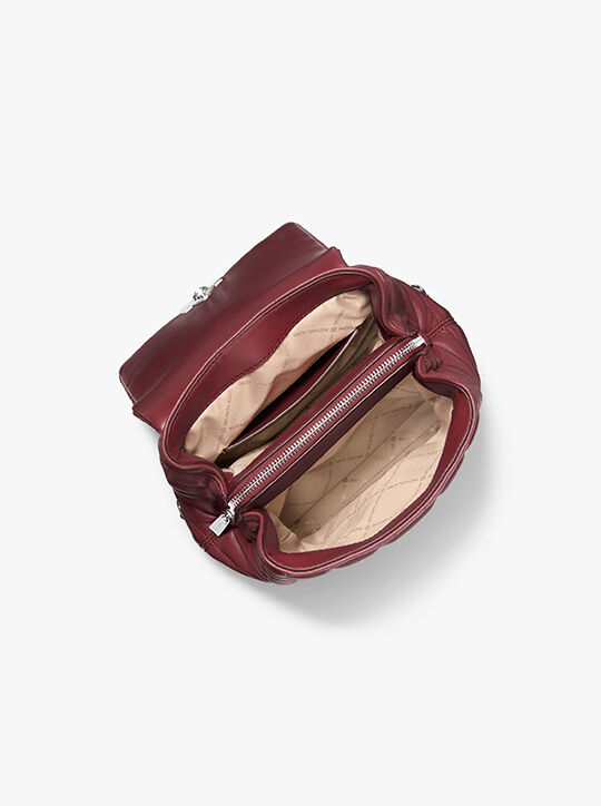 michael kors tribeca small quilted leather backpack