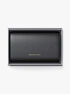 michael kors jet set large pebbled leather wallet