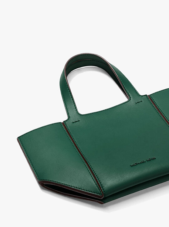 michael kors jordi small leather tote bag