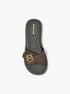 michael kors signature logo slide sandal